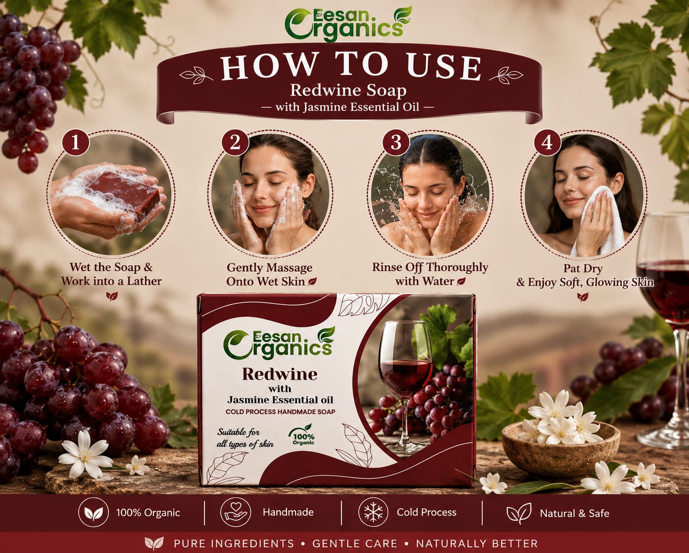 Buy Redwine soap Online